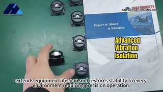 Amortisseur en caoutchouc d'isolation de vibration GZQ-1.2