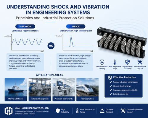 Derniers blogs de l'entreprise sur Comprendre les chocs et les vibrations dans les systèmes d'ingénierie: principes et solutions de protection industrielle