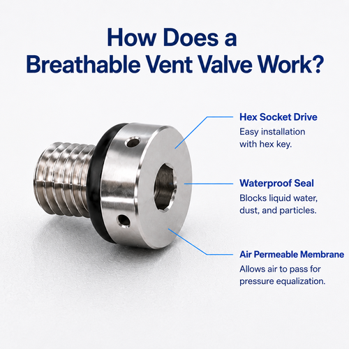 Dernier blog de l'entreprise Comment fonctionne une soupape de ventilation respirante?