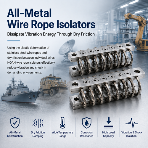 Dernier blog de l'entreprise Comment les isolateurs de câble métallique tout en métal dissipent-ils l'énergie vibratoire par friction sèche ?