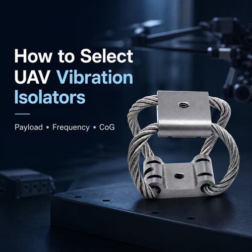 Dernier blog de l'entreprise Comment sélectionner les isolants de vibration des drones: charge utile, fréquence et CoG