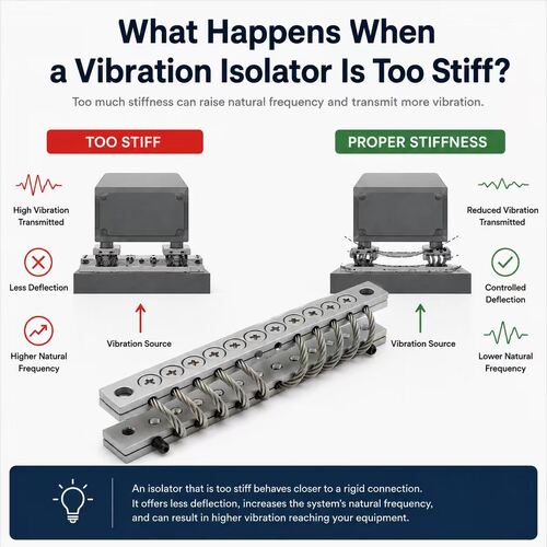 Dernier blog de l'entreprise Que se passe- t- il quand un isolant vibratoire est trop rigide?