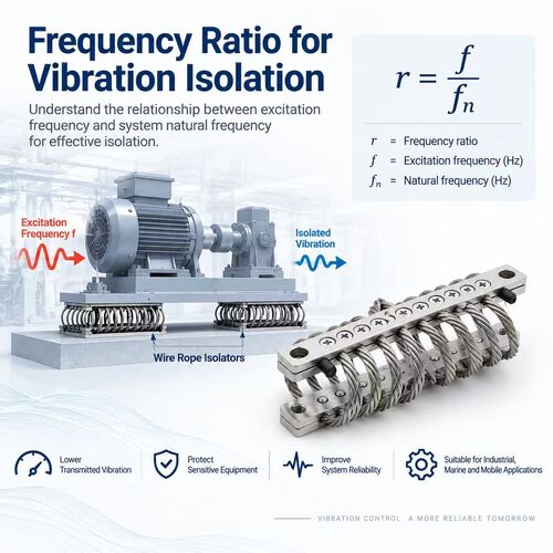 Dernier blog de l'entreprise Comment calculer le rapport de fréquence pour l'isolation des vibrations