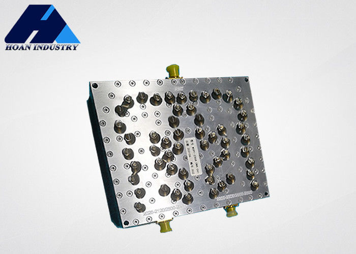 Filtre à bande passante SMA imperméable à l'eau de 400 g 698-2700 MHz Quadruple Diplexer à fréquence combiné
