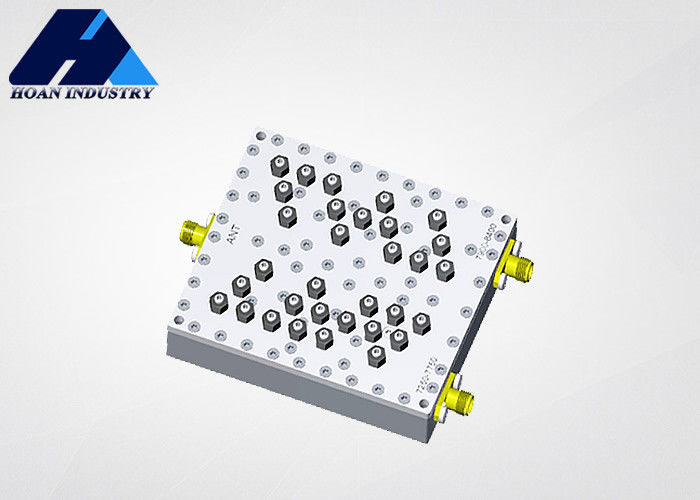 Combinaison à quatre ports imperméable à l'eau 7250-8460MHz Quadruple Diplexer à fréquence Combinaison JT-DUP7500/8150-SMA Duplex