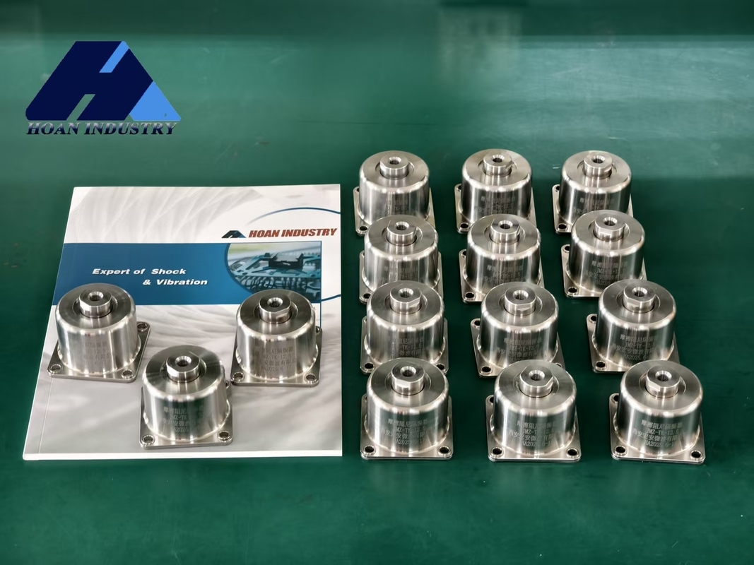 Isolateur de vibration JMZ-TK1-7A de 4 pouces de diamètre pour le contrôle des vibrations à haute fréquence et à ultra-basse fréquence