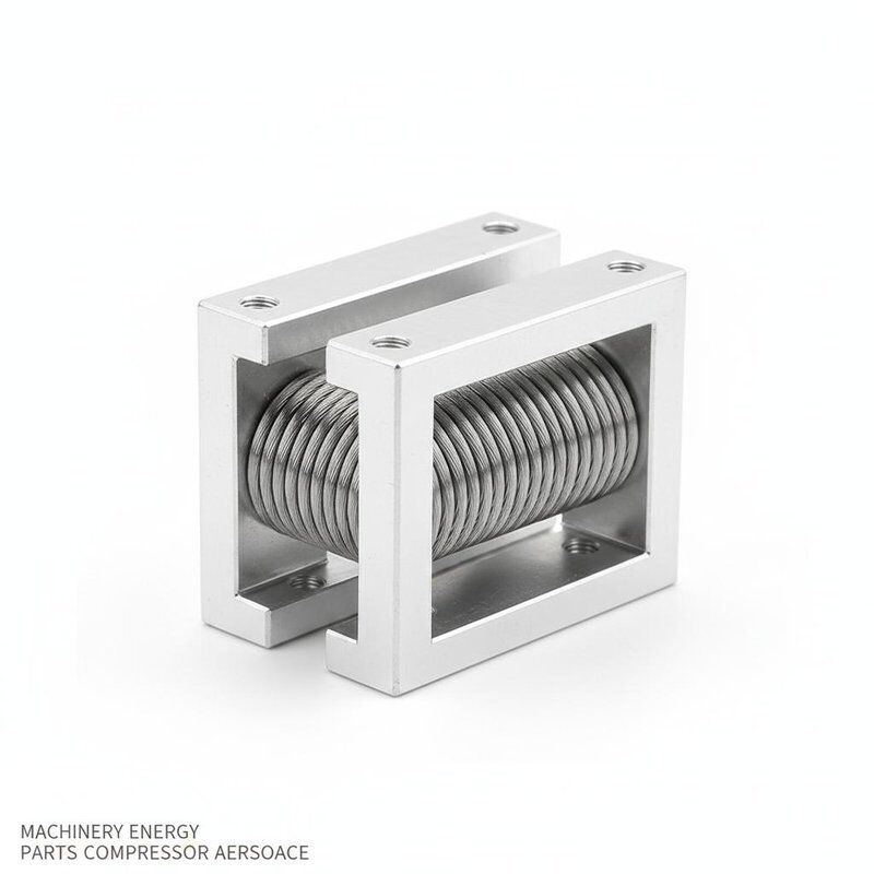 Isolateur de câble en aluminium et acier inoxydable avec charge statique maximale de 515 kg et conception à 8 boucles pour le contrôle des vibrations