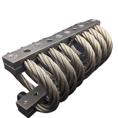 Isolateurs contre les chocs et les vibrations par câbles métalliques Véhicules Compresseur de transformateur de rail