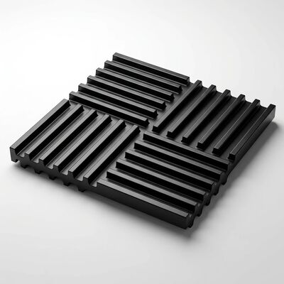 Un bon prix. Hoan 100301 Modulaire caoutchouc coussinets isolants contre les vibrations carreaux anti-vibration tapis de gaufre en ligne